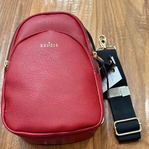 Kedzie Red Crossbody Bag.  Full description in photos. This is an adorable bag!